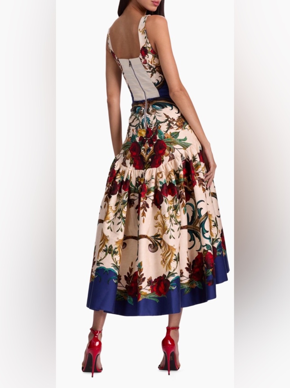 Alice + Olivia Diana Floral Bustier Cocktail Dress. Size 2 - Picture 3 of 9